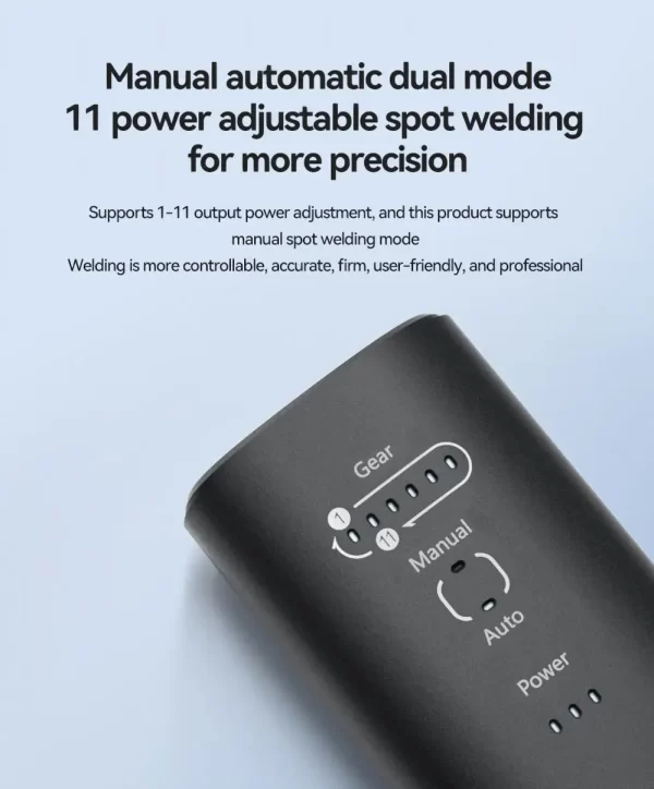 AWithZ Portable Spot Welder DIY Handheld Spot Welding Machine 90 Gears Adjustable Spot Welding for 18650 Lithium Battery - Image 40