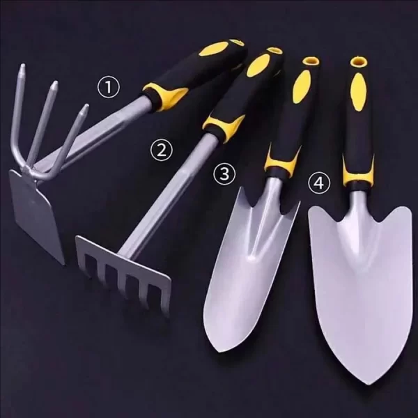 Gardening 4-piece Outdoor Digging And Weeding Tools - Image 7