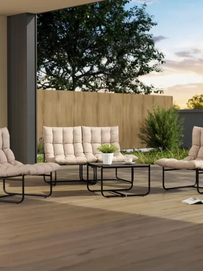5 Piece Patio Furniture Set, Bistro Furniture Set