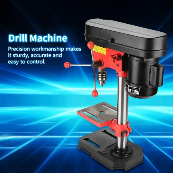 350W Mini Bench Drill Bench Drilling Machine Variable Speed Drilling - Image 4