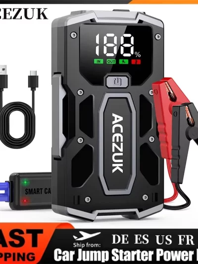 12800mAh Car Jump Starter Portable Power Bank