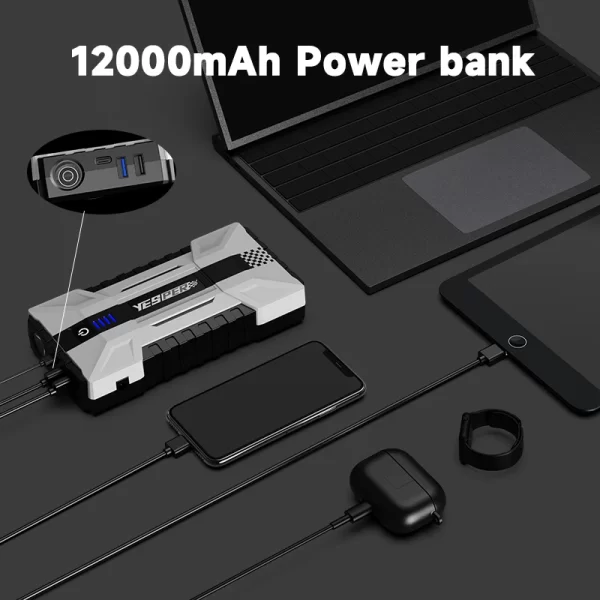 YESPER 1000A Car Jump Starter Power Bank - Image 5