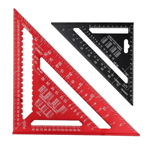 Woodworking Aluminum Alloy Triangle Gauges Measuring Gauging - Image 27