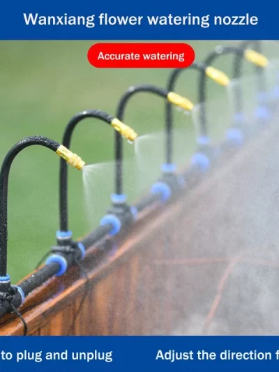 5-20M Universal Automatic Irrigation Sprinkler Kit Rotating Copper Nozzle Sprinkler Watering Kits