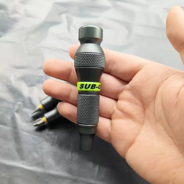 Aluminum Alloy Handle for Shank 1/4" Bits Comfortable Mini ScrewDriver - Image 17