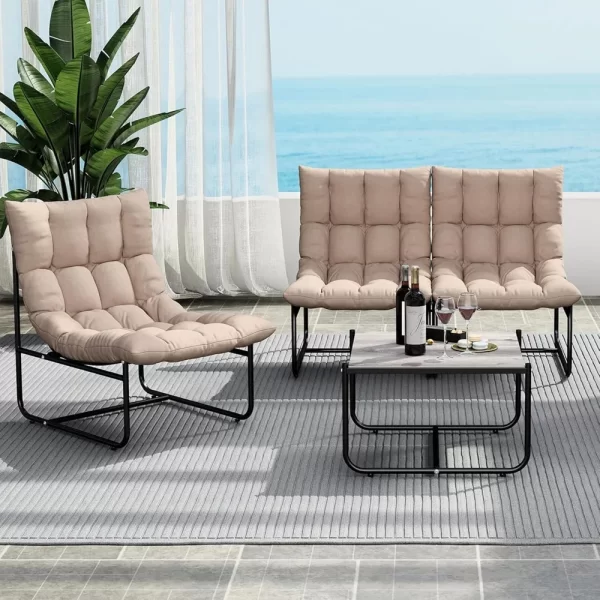 5 Piece Patio Furniture Set, Bistro Furniture Set - Image 3