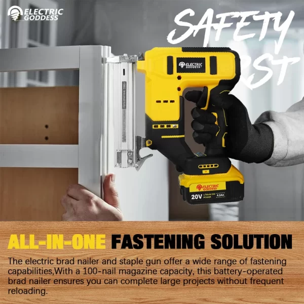 EGOD Brushless 15MM-50MM Nail Gun for Dewalt 20V Battery - Image 6
