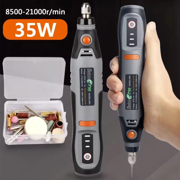 35W USB Cordless Rotary Tool Dremel DIY Mini Drill Engraving Pen