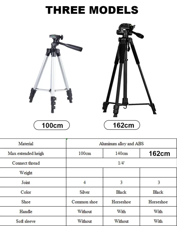 Portable Lightweight Tripod & Laser Levels Accressios With Carrying Bag and 1/4 Inch Thread - Image 11