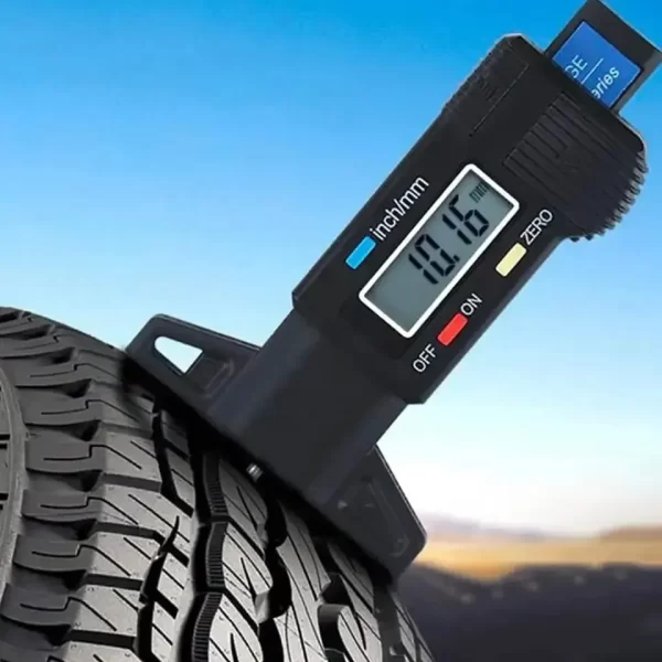 1PC Digital Depth Gauge Caliper Tread Depth Gauge - Image 2