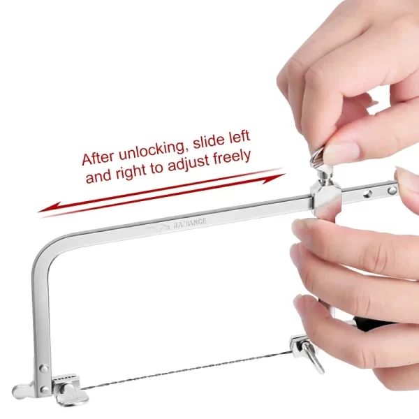 Portable Mini U-shape Saw Bow Adjustable Frame - Image 4