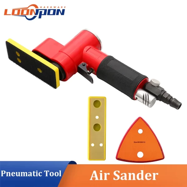 Pneumatic Sandpaper Polisher 15000RPM Triangle Air Random Orbital Sander