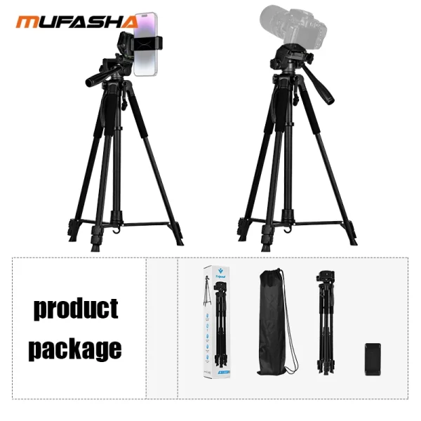 Portable Lightweight Tripod & Laser Levels Accressios With Carrying Bag and 1/4 Inch Thread - Image 2