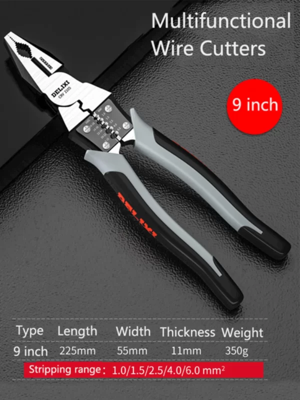 Multifunctional Universal Diagonal Pliers Needle Nose  Wire Cutters Electrician - Image 11