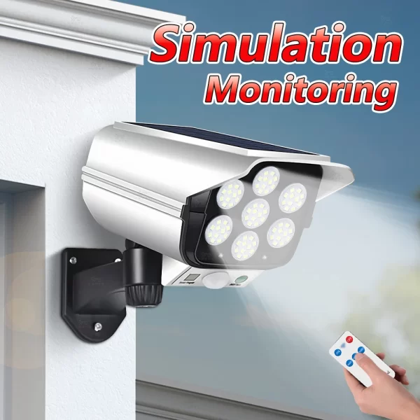 Smart Solar Powered Wall Lamp with Remote Motion Sensor - Image 2