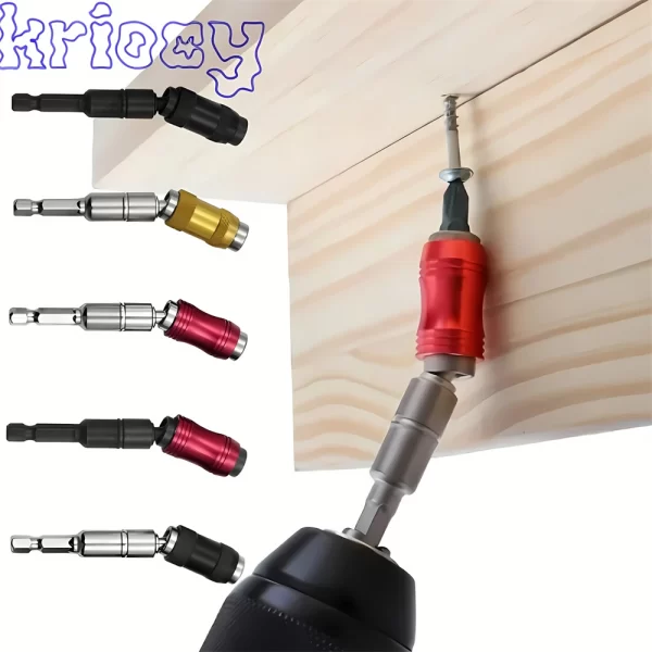 1pc Drill Bit Holder Magnetic Swiveling Bit Tip Holder