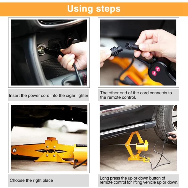 2 Ton 12V  Automotive Car Automatic Electric Lifting Jack - Image 7