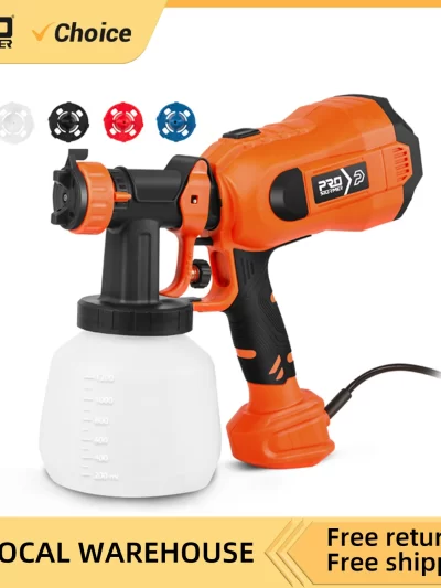 750W Paint Sprayer High Power HVLP Electric Spray Gun with