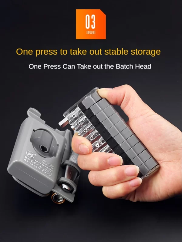 Aluminum Alloy Handle for Shank 1/4" Bits Comfortable Mini ScrewDriver - Image 20