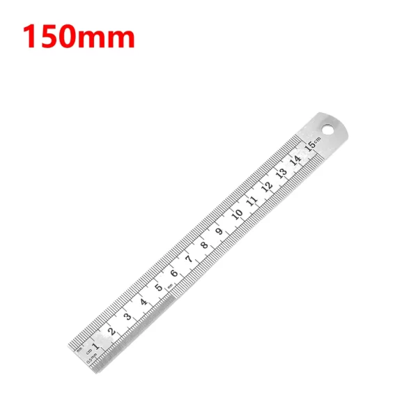 Stainless Steel Metal Straight Ruler Precision Double Sided Precision Measuring Tool - Image 11