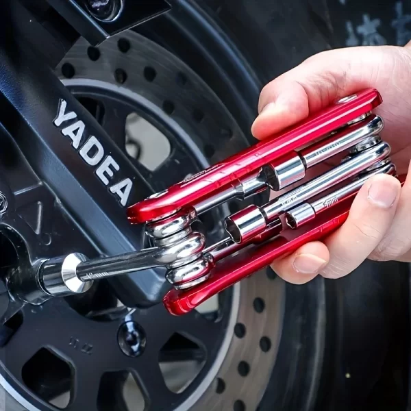 Portable Sleeve Tool Combos Set, Folding Socket Wrench, - Image 8