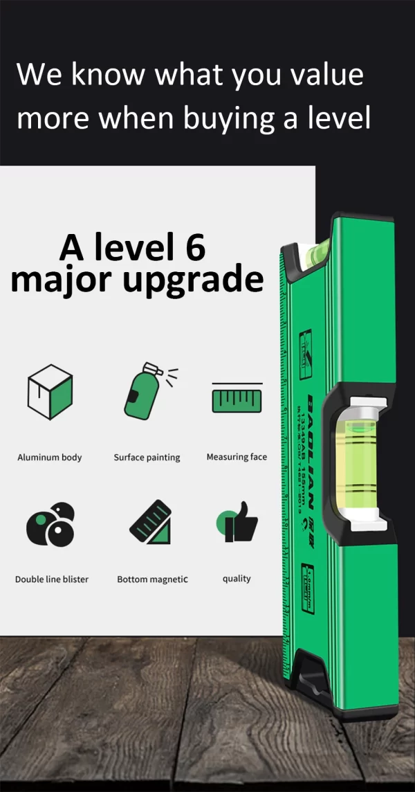 High Precision Level Ruler,Multi-function Magnetic - Image 12