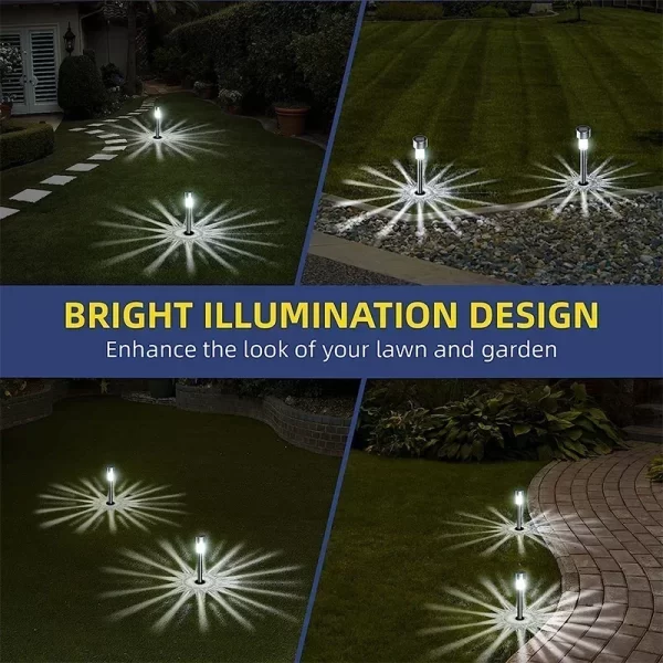 Solar Outdoor Lights Garden Lamp Solar Powered Waterproof Landscape Path lights - Image 2