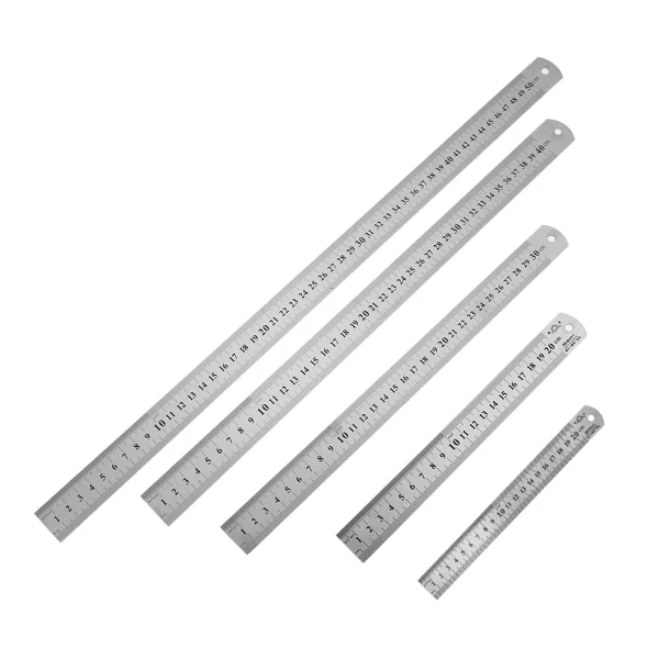 Stainless Steel Metal Straight Ruler Precision Double Sided Precision Measuring Tool - Image 14