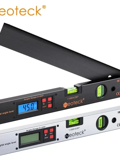 Neoteck 0-225° LCD Digital Protractor Spirit Level Angle Finder