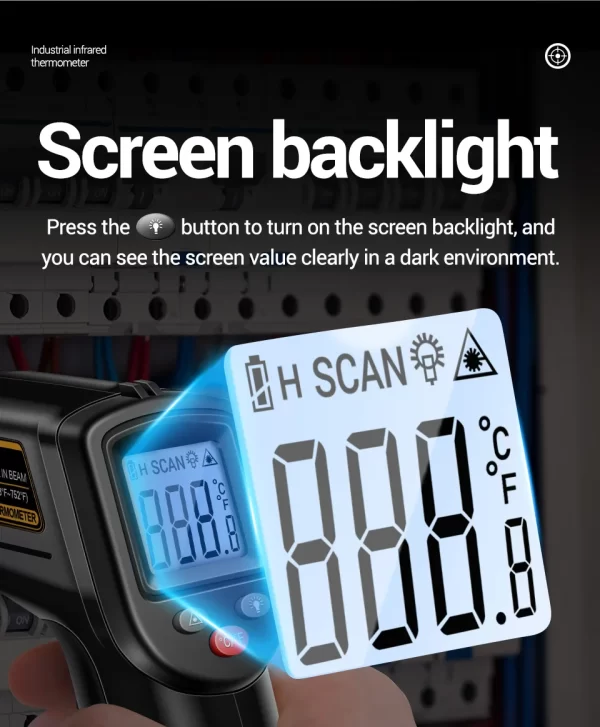 ANENG TH201 Celsius Display Digital Infrared Thermometer - Image 24