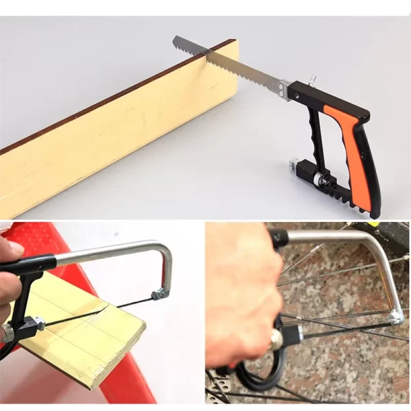 7in1  Steel Saw Metal Wood Glass Saw Kit 6 Blades Woodworking Metalworking - Image 5
