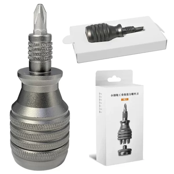 Aluminum Alloy Handle for Shank 1/4" Bits Comfortable Mini ScrewDriver - Image 10