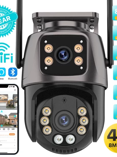 4K 8MP HD Wifi PTZ Camera Outdoor 4MP