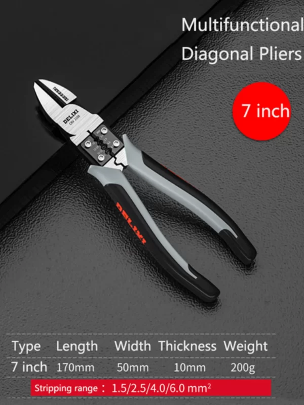 Multifunctional Universal Diagonal Pliers Needle Nose  Wire Cutters Electrician - Image 8