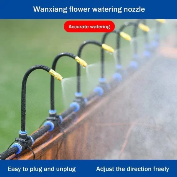 5-20M Universal Automatic Irrigation Sprinkler Kit Rotating Copper Nozzle Sprinkler Watering Kits - Image 10
