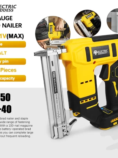 EGOD Brushless 15MM-50MM Nail Gun for Dewalt 20V Battery
