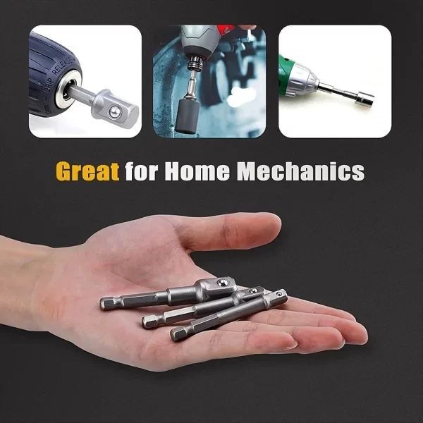 1/4 Hex Shank Convert Socket Adapter - Image 5
