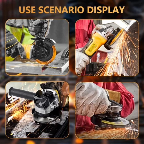 Angle Grinder 9000RPM Metal Grinder Dewalt 20V Batteries - Image 6