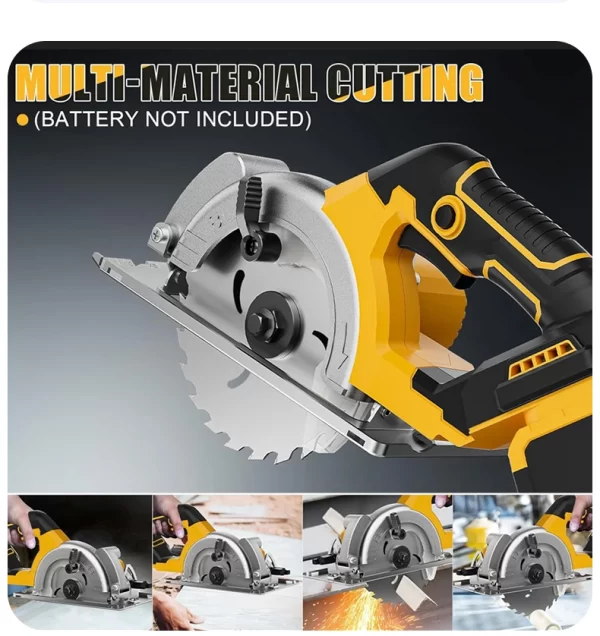EGOD 5 Inch Brushless Electric Circular Saw Tools for Dewalt Battery - Image 12