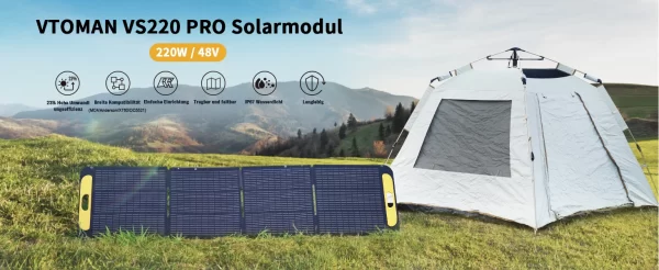 VTOMAN VS220 PRO 220W Solar Panel Kit Complete 48V Power - Image 9