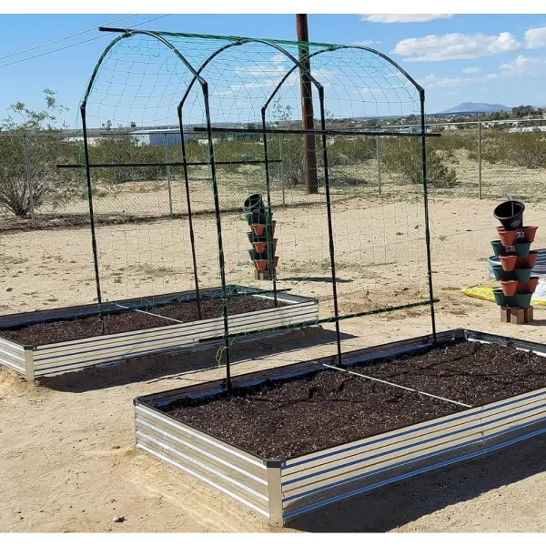 8x4x1ft(2 Pack) Galvanized Raised Garden Bed - Image 3