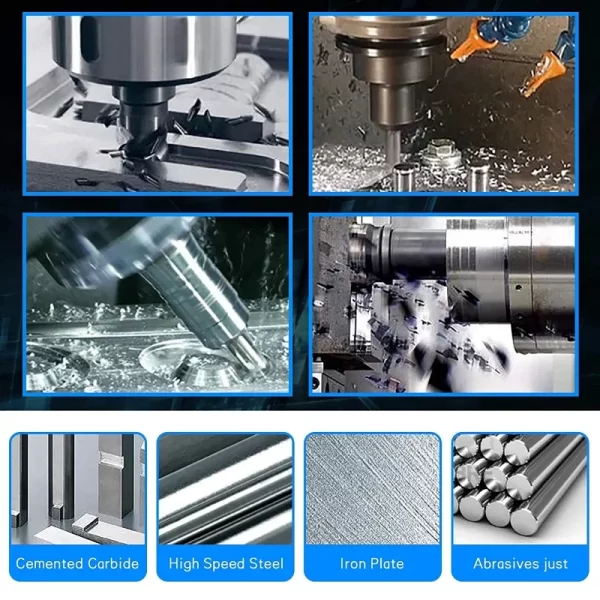 7Pcs 1/1.5/2/2.5/3/4/5 Center Drill Bits Set,60-Degree Angle - Image 6