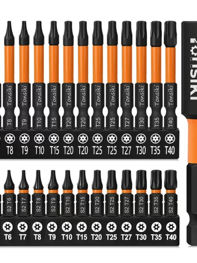 27Pcs Torx Impact Driver Bit Set 25mm 60mm Torx Screwdriver
