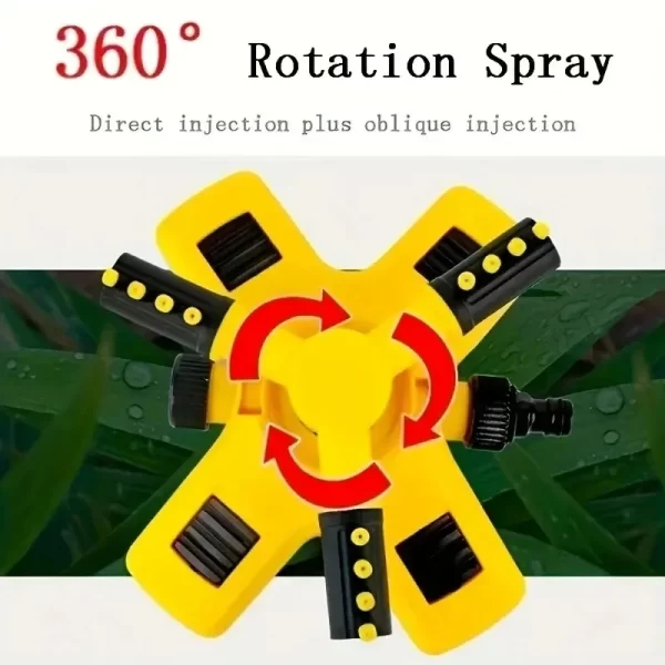 360 Degree Automatic Rotating Garden Lawn Sprinkler - Image 5