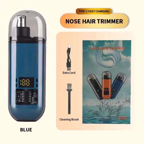 2 In 1 Electric Portable Ear And Nose Hair Trimmer Clipper - Image 9
