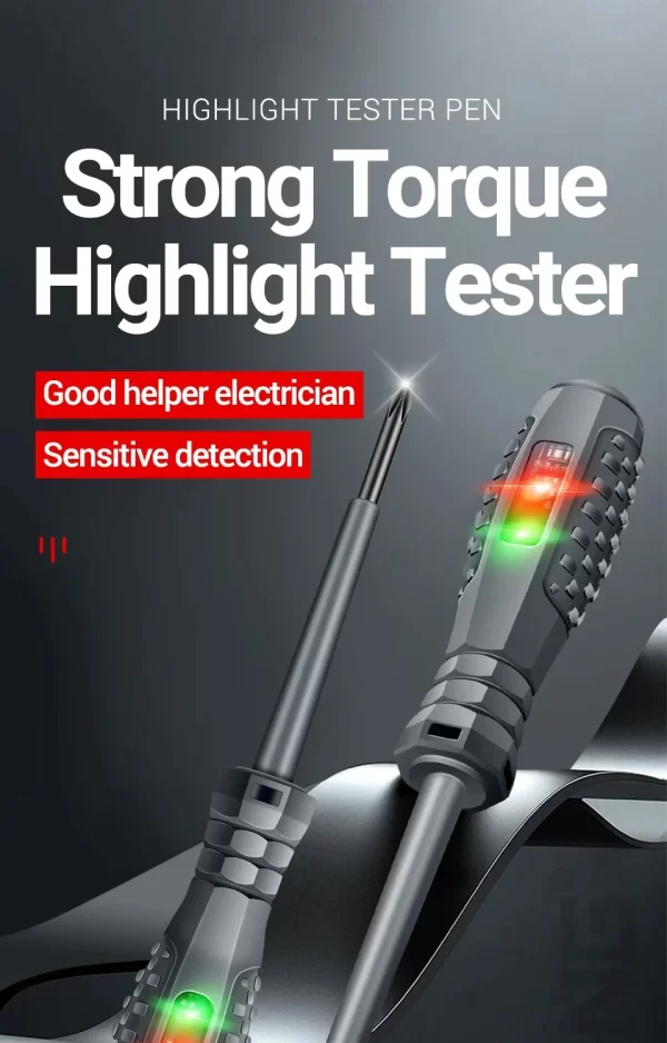 Multifunctional Electrician Test Screwdriver AC Non-contact Induction Test Pen - Image 14