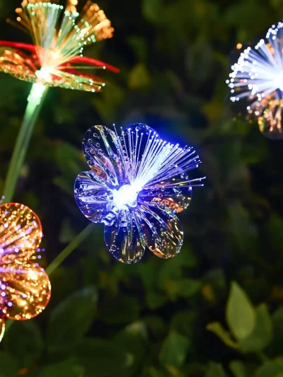 Garden Solar Flower Lights Outdoor 6LED Decor Light Waterproof