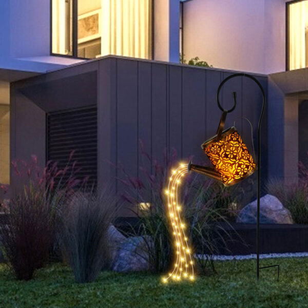 Solar Watering Can Light 36 LED Waterproof Kettle String Lamp Hanging Solar Lantern - Image 20