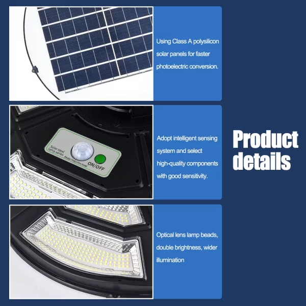 Solar Flood Lights Outdoor Waterproof 6500K with Motion Sensor - Image 15
