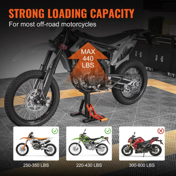 VEVOR Motorcycle Jack Lift Stand 440 lbs - Image 5